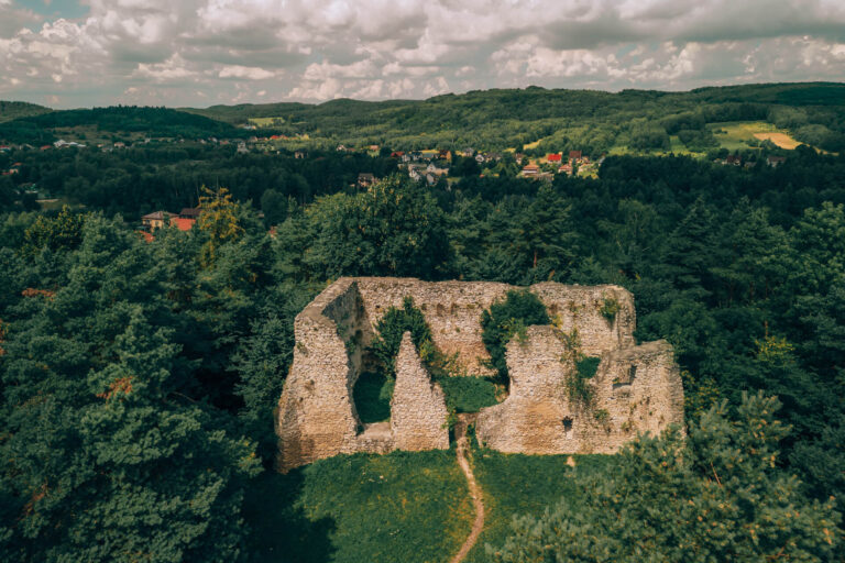 Read more about the article Zamek w Bydlinie – ruiny warowni oraz okopy Legionistów Polskich