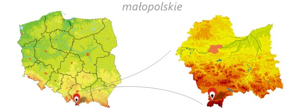 Dolina za Bramką mapka